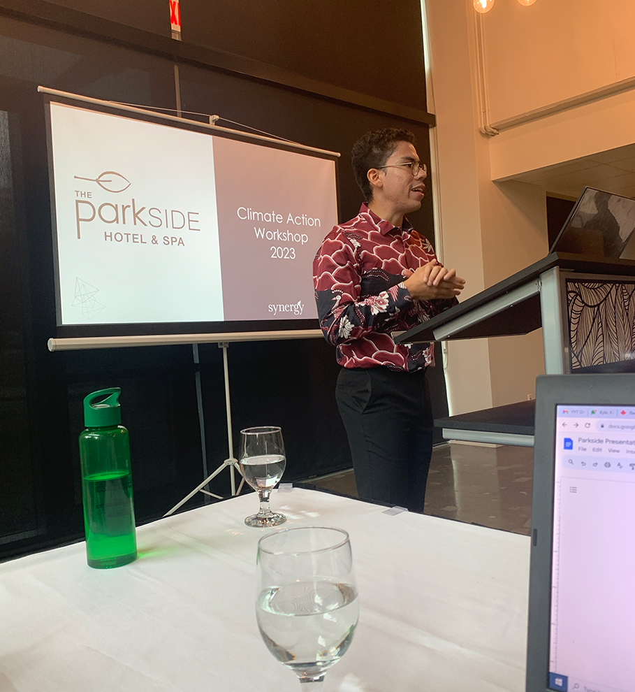 Synergy Enterprises speaker presentation.